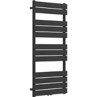 Neu.haus Handtuchheizkörper 'Voss' Schwarz 120x60cm Lamellen