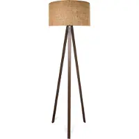 Lux.pro Stehleuchte ’Newport’ 1 x E27 Braun