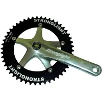Stronglight Tretlager Straße Piste Plateau Piste Track 2000 Jis 165 mm 46D. 1"1-8 (Fixie - Singlespeed) Diam 144