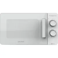 Cecotec 01521, Arbeitsplatte, Grill-Mikrowelle, 20 l, 700 W, Drehregler, Weiß