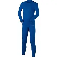 Falke Baselayerset Maximum Warm Yve Blau Kinder-Größe 134 / 140