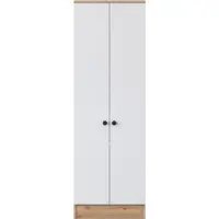 Skye Decor , P6 - M13 - 2241, Kleiderschrank, Nussbaum, 100 % MELAMINBESCHICHTETE SPANPLATTEN, 59,8 x 37,5 x 182,8 cm