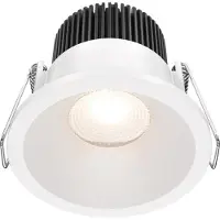 Maytoni LED Deckeneinbaustrahler Zoom in Weiß 6W 420lm IP65 3000K