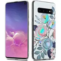 Cadorabo IMD TPU Bunte Blumen & Blätter Cover
