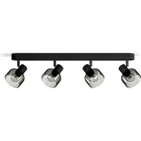 Philips Sleet Decken-/Wandspot 4x, Schienenlichtschranke, E14, 4 Glühbirne(n), LED, 220-240 V, Schwarz