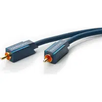 ClickTronic 1m Audio Cable, RCA, Männlich, RCA, Männlich, 1 m, Blau