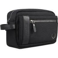 Bugatti Kulturbeutel "Herren, Damen NERO", Damen, Gr. B/H/T: 24cm x 15cm x 7cm onesize, schwarz, Kunstfaser, unifarben, Taschen Kulturbeutel