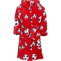Playshoes bademantel SoccerJunior Fleece rot Größe 134/140