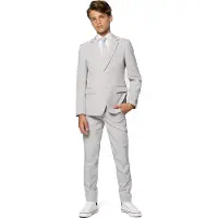 Opposuits Grauer Konfirmationsanzug für Jungen zur Jugendweihe