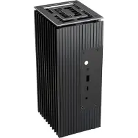 Akasa A-NUC52-M1B, Cube, PC, Schwarz, UCFF, Aluminium, HDD, Leistung