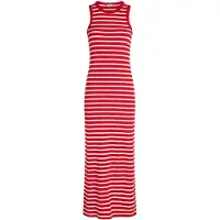 Tommy Hilfiger Sommerkleid WW0WW38838 Rot Slim Fit