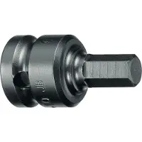 Gedore Kraftschrauber-Steckschlü ssel-Einsatz IN K 19 1/2 Zoll SW 8mm L.44mm