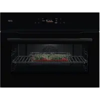AEG NKK8N621B MealAssist Kompaktbackofen mit Mikrowelle Schwarz