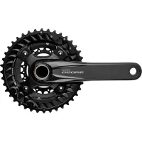 Shimano Deore MTB FC-M6000 Kurbelgarnitur 3x10-fach 40-30-22 Zähne schwarz 175mm 2022 Kurbelgarnituren