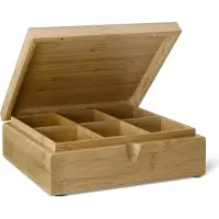 Bredemeijer Teebox Bamboo 6 Fächer Geschlossen Braun