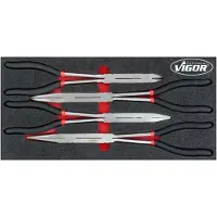 Vigor Doppelgelenk Zangen Satz V4995 4-teilig Anzahl Werkzeuge: 4