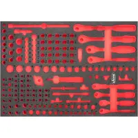 Vigor Weichschaumeinlage leer V6821-L L x B x H: 563 mm x 393 mm x 35 mm