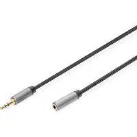 Digitus Audio Verlängerungskabel, 3,5 mm Klinke auf 3,5 mm Buchse