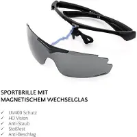 Yeaz Magnet-Sport-Sonnenbrille SUNUP