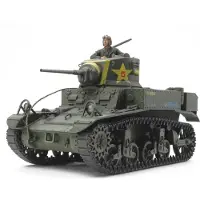 Tamiya Plastic model Light tank M3 Stuart. Late production