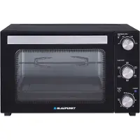 Blaupunkt EOM601, 45 l, 1800 W, Freistehend, Schwarz, Edelstahl, Drehregler, Glas
