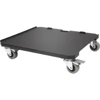 Kensington Sicherer Kabinett-Trolley, Schwarz, Wheels