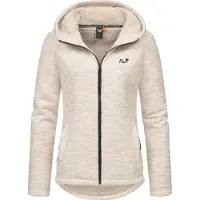 Ragwear Kapuzenstrickjacke "Lyshka Melange" Kuschelige Kapuzenjacke in Strick-Optik