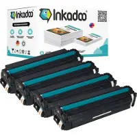 Inkadoo Toner multipack kompatibel zu HP 201X / CF400X + CF253AM enthält 4x Tonerkartusche