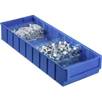 Allit Industriebox 'ProfiPlus ShelfBox 500B, blau, 1 Stück