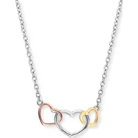 Engelsrufer Damen-Kette Kette With Love 3 Hearts 925er Silber Engelsrufer Silber