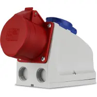 REV 0510603777 CEE Wandsteckdose 16 A 5polig 400 V, 230 V (0510603777)