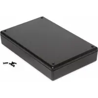 Hammond Electronics 1599KBK Hånd-kabinet 220 x 140 x 40.5 Polystyrol (EPS) Sort 1 stk