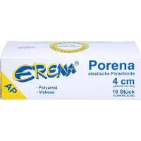ERENA Porena elast.Mullbinde 4 cm weiß o.Cello 10 St Binden