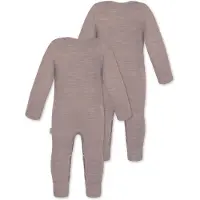Normani 2er Pack Baby Merino Strampler „Tangoio" - 9593