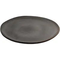 Ebuy24 | Set mit 4 Tellern Selma Grau Keramik 21x21x2 cm | NADUVI