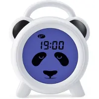 Alecto BC100PANDA - Schlaftrainer, Nachtlicht und Wecker, Panda