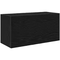 vidaXL Bad-Wandschrank Schwarz 60x25x30 cm Holzwerkstoff