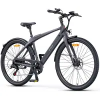 ENGWE N1 Air ST - Elektrofahrrad 28" - Reichweite 100 km - Batterie 36V10Ah - Motor 250W - Rahmen aus Carbon, Grau