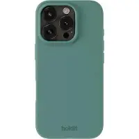 Holdit Apple iPhone 16 Pro Hülle - Silikon - - Backcover/Hard Case - Grün