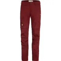 Fjällräven Hose Karla Pro Zip off Trousers Women Bordeaux Red-Größe 44