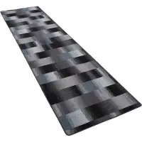 Snapstyle Designer Velours Läufer Teppich Mystic Karo