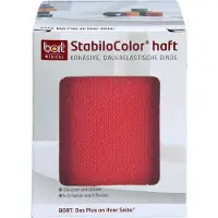 Bort Stabilocolor haft Binde 8 cm rot 1 St