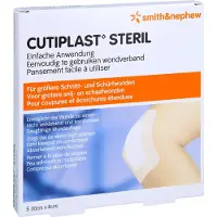 Cutiplast steril Wundverband 8x10 cm 5 St Verband