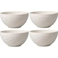 Villeroy & Boch Schale Manufacture Rock Blanc (4-teilig)
