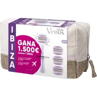 Gillette Venus Rasierklingen 1 Kulturbeutel + 1 Rasierer + 4 Ersatzrasierklingen