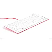 Raspberry Pi SC0168, Mini, Kabelgebunden, USB, Mechanischer Switch, QWERTZ, Rot, Weiß