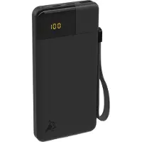 Aqiila Powerbird B10, 10000 mAh, Lithium Polymer (LiPo), Adaptive Fast Charging, Hisilicon FCP, Power Delivery 3.0, Quick Charge 3.0, Super Fast Charging, 3,7 V, 20 W, Schwarz