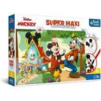 Disney Puzzle 24 Super Maxi Mickeys Glückliches Haus 41012