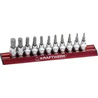 KRAFTWERK 11-t. TX-Bit-Stecknusssatz MAGALU 3/8"