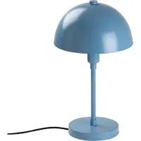 Opviq , Moderne Tischlampe in Blau, Metallkörper, 20 x 20 x 35 cm | E14 Fassung, max. 40 W, 200 cm Kabel mit Schalter | Stilvolles skandinavisches Design für Ihr Zuhause.